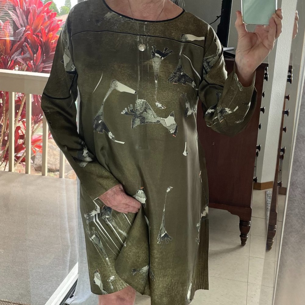 Cotelac Unique Green Dress Size L